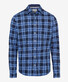 Brax Kristian Check Overhemd Blauw