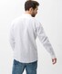 Brax Lars Stand-Up Collar Linen Shirt White