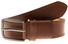 Brax Leather Belt Uni Thick Thread Riem Cognac