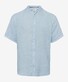 Brax Lionel U Casual Linen Shirt FPinkn Blue
