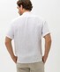 Brax Lionel U Casual Linen Shirt White