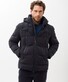 Brax Luca Light Warming 2-Way Zip Detachable Hood Jack Midnight Navy