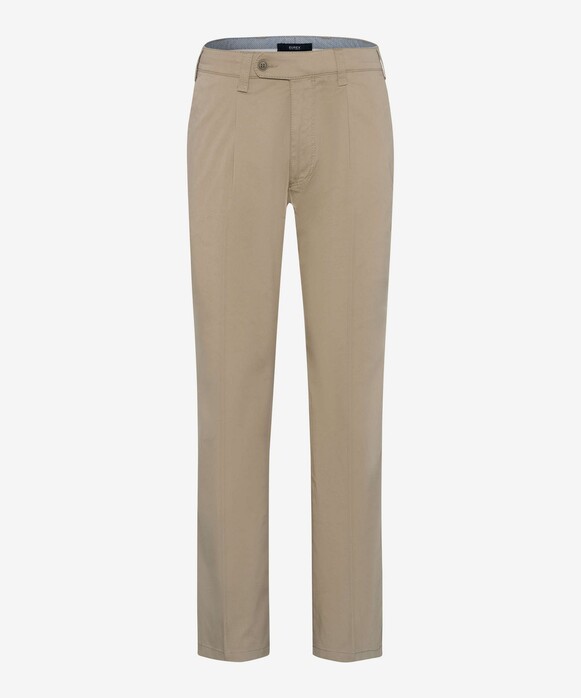 Brax Luis Lightweight Cotton Blend Subtle Stretch Pants Beige