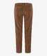 Brax Luis Pleated Corduroy Corduroy Trouser Beige