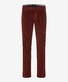 Brax Luis Pleated Corduroy Corduroy Trouser Merlot