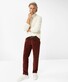 Brax Luis Pleated Corduroy Corduroy Trouser Merlot