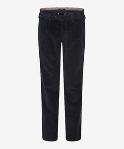 Brax Luis Pleated Corduroy Corduroy Trouser Navy