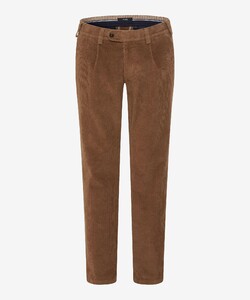 Brax Luis Pleated Corduroy Ribbroek Beige