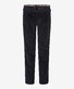 Brax Luis Pleated Corduroy Ribbroek Navy