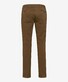 Brax Luis Thermo Cotton Flex Pleated Pants Brown