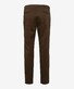 Brax Luis Thermo Cotton Flex Pleated Pants Olive Green