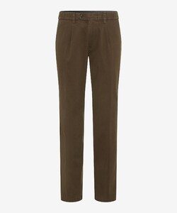 Brax Luis Uni Rich Comfortable Cotton Subtle Stretch Broek Olive