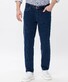 Brax Luke Classic Soft Corduroy 5-Pocket Flex Ribbroek Navy