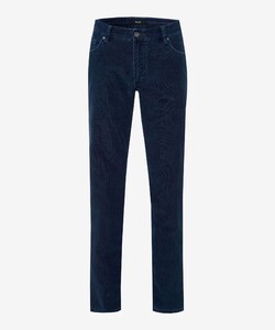 Brax Luke Classic Soft Corduroy 5-Pocket Flex Ribbroek Navy