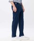 Brax Luke Classic Soft Corduroy 5-Pocket Flex Ribbroek Navy