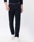 Brax Luke Cotton Twill 5-Pocket Pants Navy