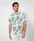 Brax Luke Fantasy Leaves And Floral Pattern Pure Linen Shirt Balance