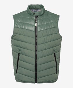 Brax Matt High Closing Zero Down Body-Warmer Agave