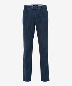 Brax Mike Luxury Denim Bandplooi Jeans Jeans Blauw