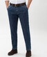 Brax Mike Pleated Jeans Thermo Denim Blue Stone