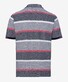 Brax Paco Multi Stripe Poloshirt Ocean