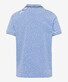 Brax Paddy Blue Planet Fine Pique Subtle Detail Poloshirt Iced Blue