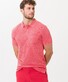 Brax Paddy Fine Piqué Subtle Contrast Piping Polo Watermelon