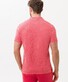 Brax Paddy Fine Piqué Subtle Contrast Piping Poloshirt Watermelon