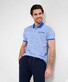 Brax Paddy Small Welt Breast Pocket Fine Jersey Polo Cornflower