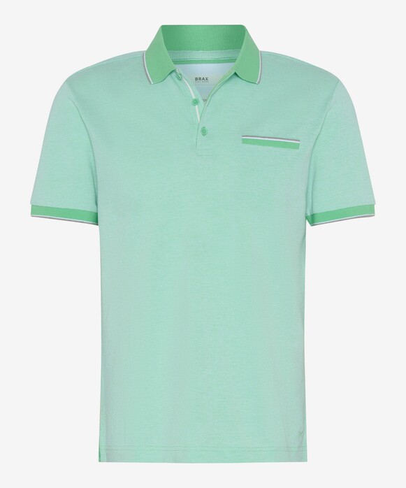 Brax Paddy Two-Tone Fine Piqué Polo Macaron