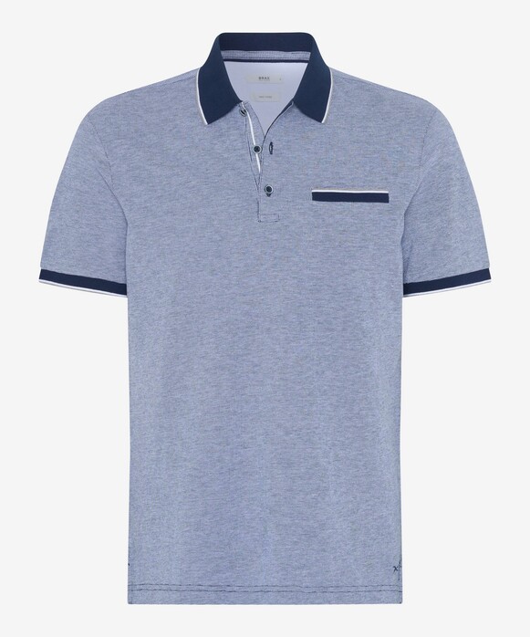 Brax Paddy Two-Tone Fine Piqué Polo Universe