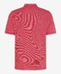 Brax Pejo Linnen Katoen Rich Fancy Mélange Poloshirt Signal Red