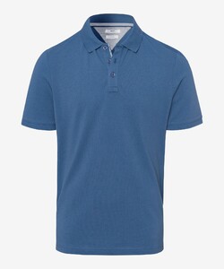 Brax Pete Hi-Flex Piqué Blue Planet Pima Cotton Polo Storm