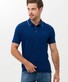 Brax Pete Hi-Flex Piqué Cotton Stretch Blue Planet Polo Infinity