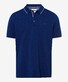 Brax Pete Hi-Flex Piqué Cotton Stretch Blue Planet Polo Infinity