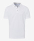 Brax Pete Hi-Flex Piqué Pima Cotton Blend Polo Wit