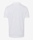 Brax Pete Hi-Flex Piqué Pima Cotton Blend Poloshirt White