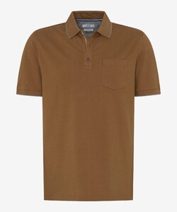 Brax Pete Hi-Flex Piqué Poloshirt Camel