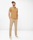 Brax Pete Hi-Flex Piqué Poloshirt Camel