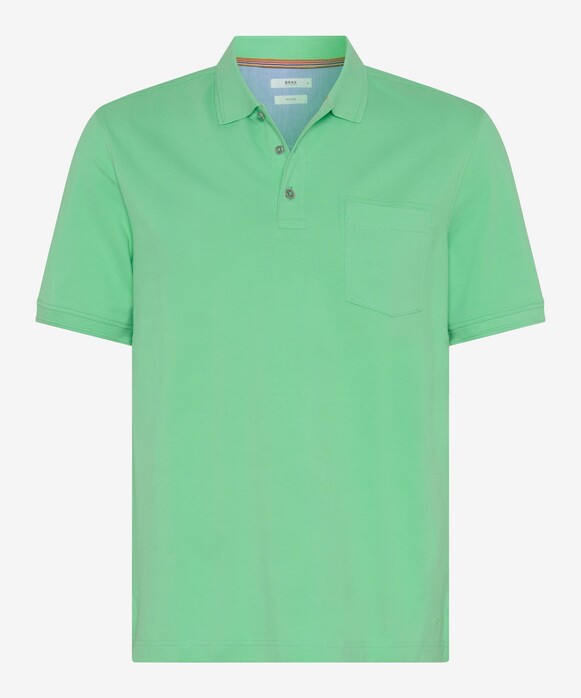 Brax Pete Uni Color Hi-Flex Piqué Poloshirt Macaron