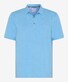 Brax Pete Uni Color Hi-Flex Piqué Poloshirt Smooth Blue