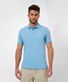 Brax Pete Uni Color Hi-Flex Piqué Poloshirt Smooth Blue