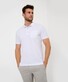 Brax Pete Uni Color Hi-Flex Piqué Poloshirt White