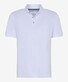 Brax Pete Uni Color Hi-Flex Piqué Poloshirt White