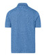 Brax Petter Faux Uni Two Tone Ultralight Fine Pique Cotton Blend Poloshirt Imperial