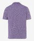 Brax Petter Faux Uni Two Tone Ultralight Fine Pique Cotton Blend Poloshirt Lilac