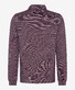 Brax Pharell Subtle Texture Jacquard Pattern Fine Jersey Polo Grape