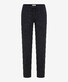 Brax Phil Drawstring Micro Check Fine Jersey Broek Dark Navy