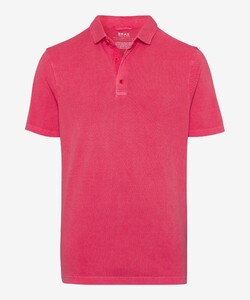 Brax Philo Hi-Flex Piqué Garment Dyed Poloshirt Indian Red