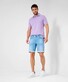 Brax Philo Hi-Flex Piqué Garment Dyed Poloshirt Purple